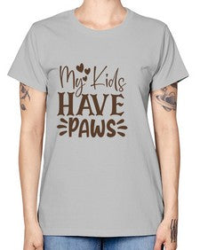 My Kids Have Paws Style 21# - cats -  Missy T-Shirt
