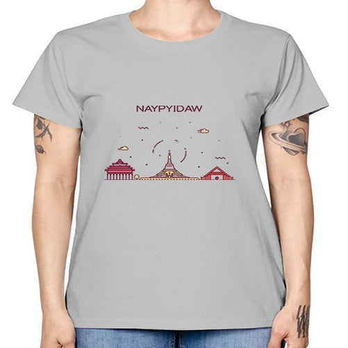 Naypyidaw 1422# - cities -  Missy T-Shirt