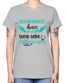 Not All Angels Have Style Style 1134# - nurse -  Missy T-Shirt