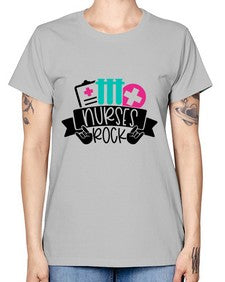 Nurses Rock Style Style 1253# - nurse -  Missy T-Shirt