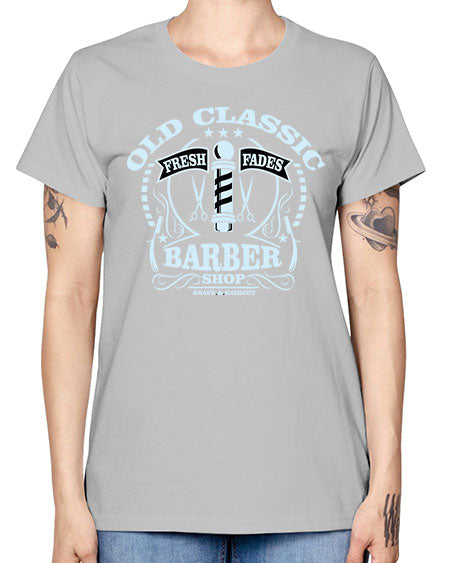 Old Classic Barber1285# - barber -  Missy T-Shirt
