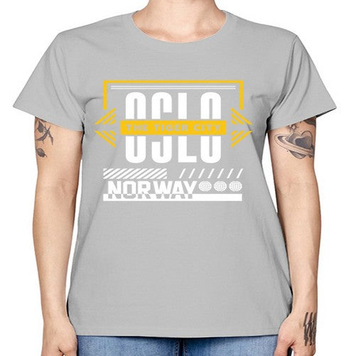 Oslo 1553# - cities -  Missy T-Shirt