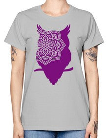 OwlMandalaUpdated 976# - mandala -  Missy T-Shirt