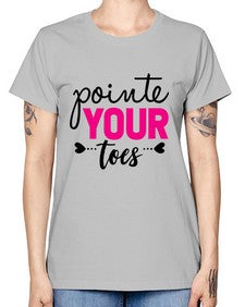 Pointe your toes 176# - ballet -  Missy T-Shirt
