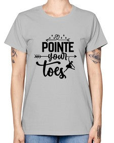 Pointe your toes 177# - ballet -  Missy T-Shirt