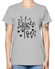 Pointe your toes 178# - ballet -  Missy T-Shirt