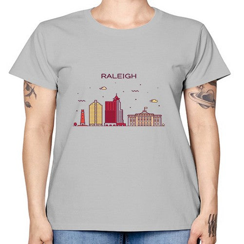 Raleigh 1710# - cities -  Missy T-Shirt