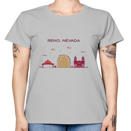Reno 1714# - cities -  Missy T-Shirt