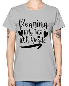 Roaring My Into tenth Grade 765# - tenth grade -  Missy T-Shirt