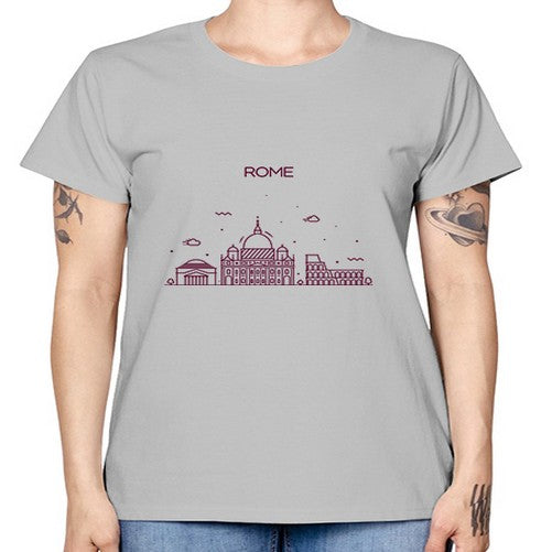 Rome 1748# - cities -  Missy T-Shirt