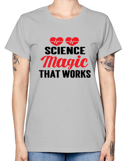 Science Magic that works 75# - general science -  Missy T-Shirt