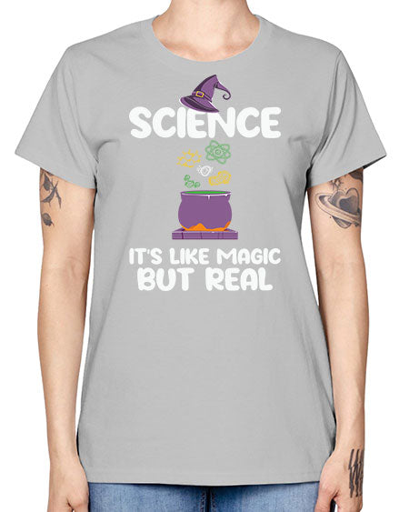 ScienceItsLikeMagicButScientistSkinite Scientist Skinite 48# - general science -  Missy T-Shirt