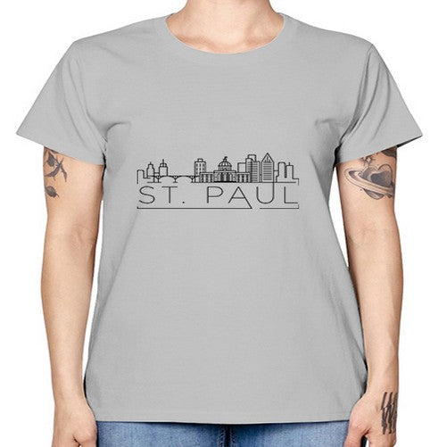 St Paul Minimal Skyline 1883# - cities -  Missy T-Shirt