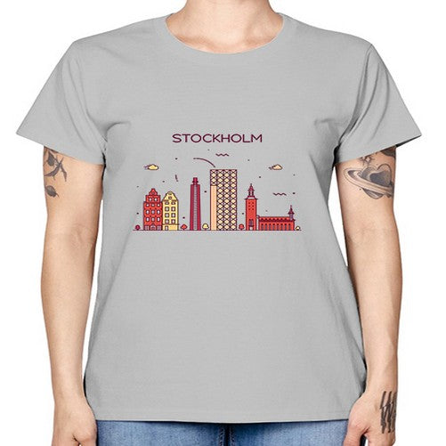 Stockholm 1894# - cities -  Missy T-Shirt