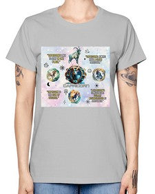 Straight Capricorn 471# - capricorn -  Missy T-Shirt