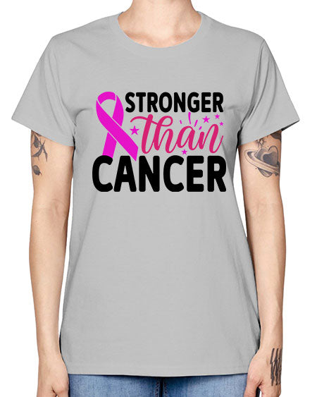 Stronger Than Cancer 6# - breast cancer -  Missy T-Shirt