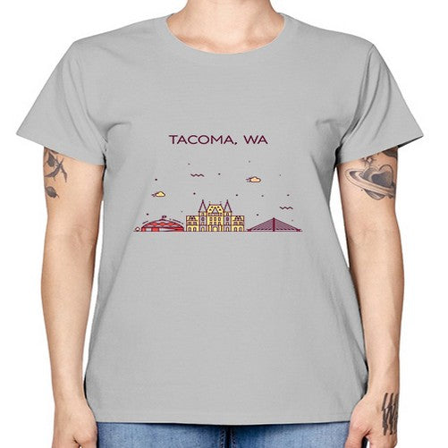 TacomaWA 1930# - cities -  Missy T-Shirt
