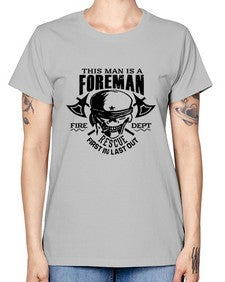 This man is 1166# - skull and bones -  Missy T-Shirt
