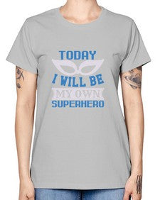 Today i will be my 256# - cartoon super hero -  Missy T-Shirt