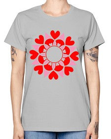 ValentineMandalaOPT 1194# - mandala -  Missy T-Shirt