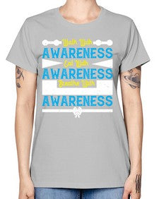 Walk with awareness Eat with awareness Breathe with awareness Style 9# - Self awareness -  Missy T-Shirt