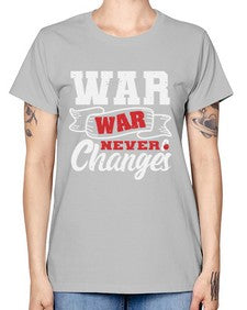 Warwar never changes 54# - video games -  Missy T-Shirt
