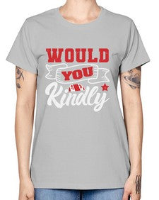Would you kindly 55# - video games -  Missy T-Shirt