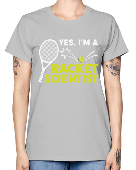 YesImARacketScientistScientistSkinite Scientist Skinite 1# - general science -  Missy T-Shirt