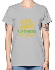 You are my superhero 269# - cartoon super hero -  Missy T-Shirt