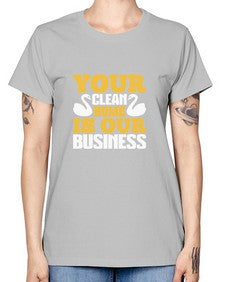 Your clean home is our Business Style 490# - cleaner -  Missy T-Shirt