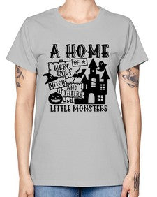 a home of a were wolf witch and their little monsters 53# - witch -  Missy T-Shirt