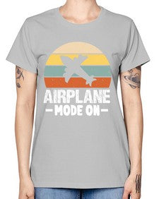airplane mode on  4# - airplane -  Missy T-Shirt