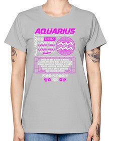 aquarius 86# - aquarius -  Missy T-Shirt