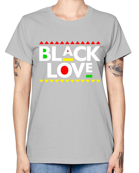 black love 228# - black words and phrases -  Missy T-Shirt