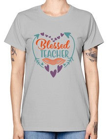 blessed teacherrr 634# - teacher -  Missy T-Shirt