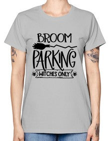 broom parking witches only 46# - witch -  Missy T-Shirt