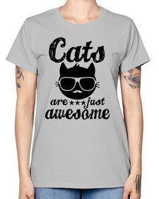 cats are just awesome - cats -  Missy T-Shirt