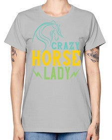 crazy horse lady Style 10# - horse -  Missy T-Shirt