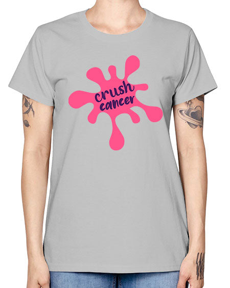 crush cancer Style 14# - breast cancer -  Missy T-Shirt