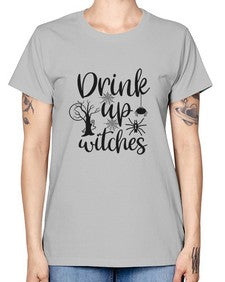 drink up witches 39# - witch -  Missy T-Shirt