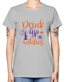 drink up witches 40# - witch -  Missy T-Shirt
