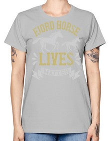 fjord horse lives matter Style 54# - horse -  Missy T-Shirt