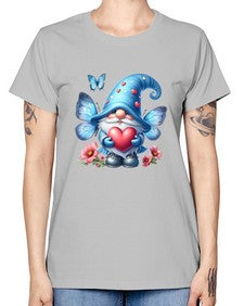 gnome with butterfly 01# - gnome -  Missy T-Shirt