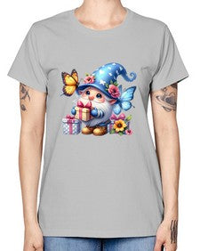 gnome with butterfly 03# - gnome -  Missy T-Shirt