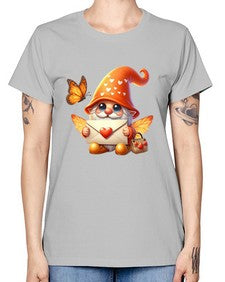 gnome with butterfly 06# - gnome -  Missy T-Shirt
