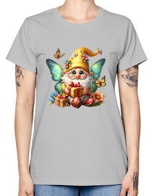 gnome with butterfly 07# - gnome -  Missy T-Shirt