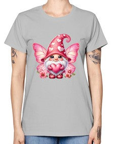 gnome with butterfly 08# - gnome -  Missy T-Shirt