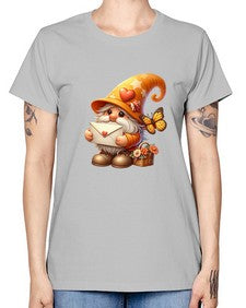 gnome with butterfly 09# - gnome -  Missy T-Shirt