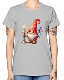 gnome with butterfly 16# - gnome -  Missy T-Shirt