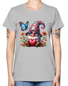gnome with butterfly 17# - gnome -  Missy T-Shirt